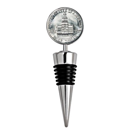 UPM GLOBAL UPM Global 15202 4 x 1.3 in. JFK Bicentennial Half Dollar Coin Wine Stopper 15202